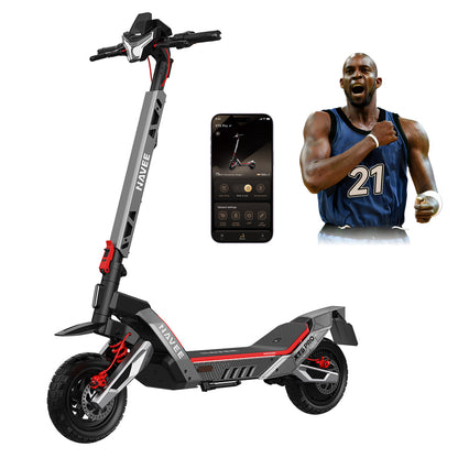 NAVEE XT5 Pro Off-Road Foldable Electric Scooter with 46.6-Mile Range, 31 MPH Top Speed, 2200W Peak Motor and Patented Suspension System
