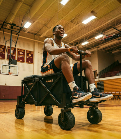 NAVEE Wagon 4X Electric Utility Wagon with 770 lbs Load Capacity, 4-Wheel Drive, 3000W Peak Power and UWB Smart Control