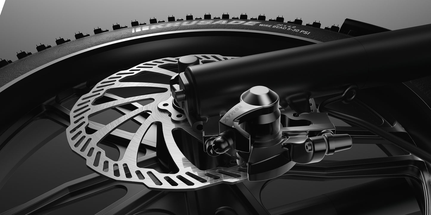 NAVEE KG05 Fat Tire Electric Bike with 37-Mile Pedal-Assist Range, 20 MPH Top Speed, 500W Rated Motor and Dual Suspension
