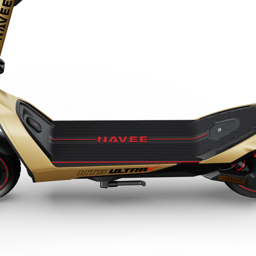 NAVEE UT5 Ultra X Dual Motor Electric Scooter with 74.6-Mile Range, 43.5 MPH Top Speed, 2400W Dual Motors and Dual Hydraulic Suspension