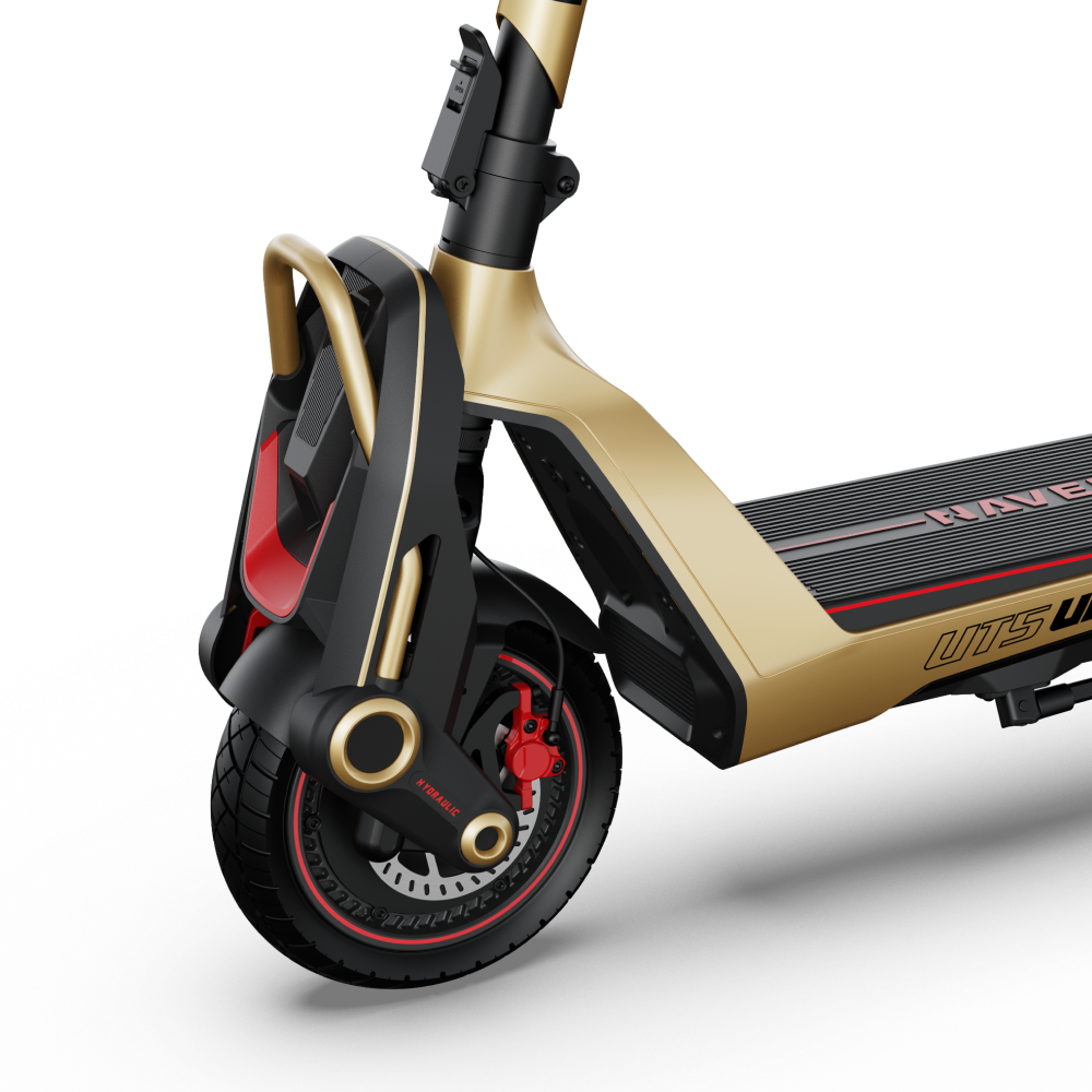 NAVEE UT5 Ultra X Dual Motor Electric Scooter with 74.6-Mile Range, 43.5 MPH Top Speed, 2400W Dual Motors and Dual Hydraulic Suspension