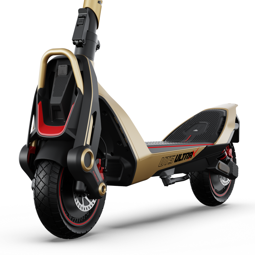 NAVEE UT5 Ultra X Dual Motor Electric Scooter with 74.6-Mile Range, 43.5 MPH Top Speed, 2400W Dual Motors and Dual Hydraulic Suspension