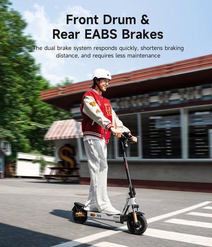 NAVEE G5 Pro Foldable Electric Scooter with 34.2-Mile Range, 20 MPH Top Speed, 800W Peak Motor and Front & Rear Suspension
