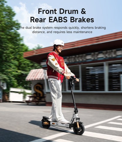 NAVEE G5 Foldable Electric Scooter with 28-Mile Range, 20 MPH Top Speed, 800W Peak Motor and Front & Rear Suspension
