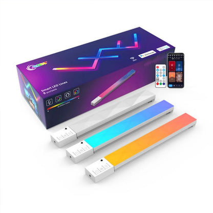 High Quality Smart Glide Ambience Wall Light RGB DIY 3pcs/set WIFI Connection Splicing Atmosphere Night Light