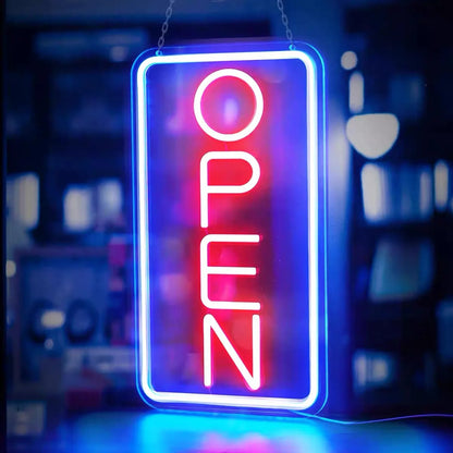 Open LED Neon Sign Lights LED Open Sign 3D Art Decorative Neon Signs for Business Shop,Bar,Restaurant,light up Letters