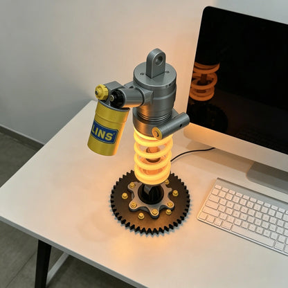 Industrial-Style 3D-Printed Creative Design: Personalized Decorative Car Shock Absorber-Shaped Table Lamp and Night Light