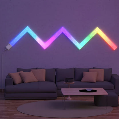 High Quality Smart Glide Ambience Wall Light RGB DIY 3pcs/set WIFI Connection Splicing Atmosphere Night Light