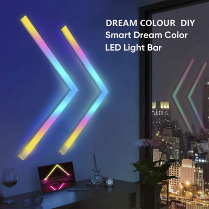 High Quality Smart Glide Ambience Wall Light RGB DIY 3pcs/set WIFI Connection Splicing Atmosphere Night Light