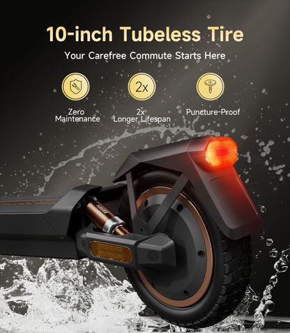 NAVEE GT3 Max Electric Scooter with 46.6-Mile Range, 20 MPH Top Speed, 1000W Peak Motor and Dual Suspension