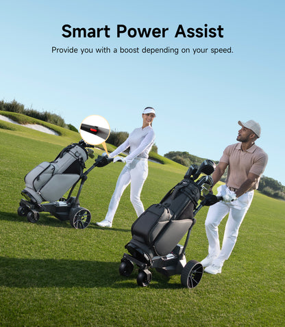 NAVEE Birdie 3 Electric Golf Push Cart with 18.6-Mile Range, Remote Control, Dual Motors and All-Terrain Wheels