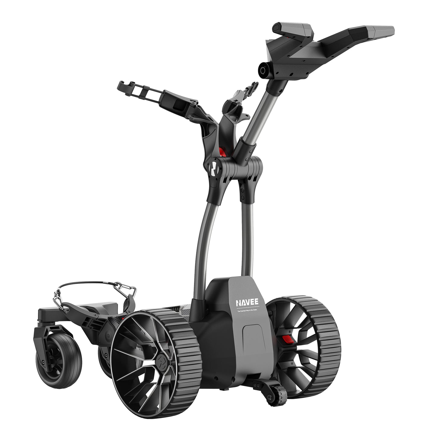 NAVEE Birdie 3 Electric Golf Push Cart with 18.6-Mile Range, Remote Control, Dual Motors and All-Terrain Wheels