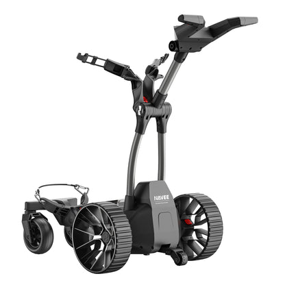NAVEE Birdie 3 Electric Golf Push Cart with 18.6-Mile Range, Remote Control, Dual Motors and All-Terrain Wheels