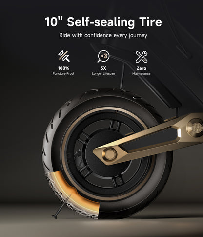 NAVEE ST3 Pro Foldable Electric Scooter with 46.6-Mile Range, 24.9 MPH Top Speed, 1350W Peak Motor and Front & Rear Suspension