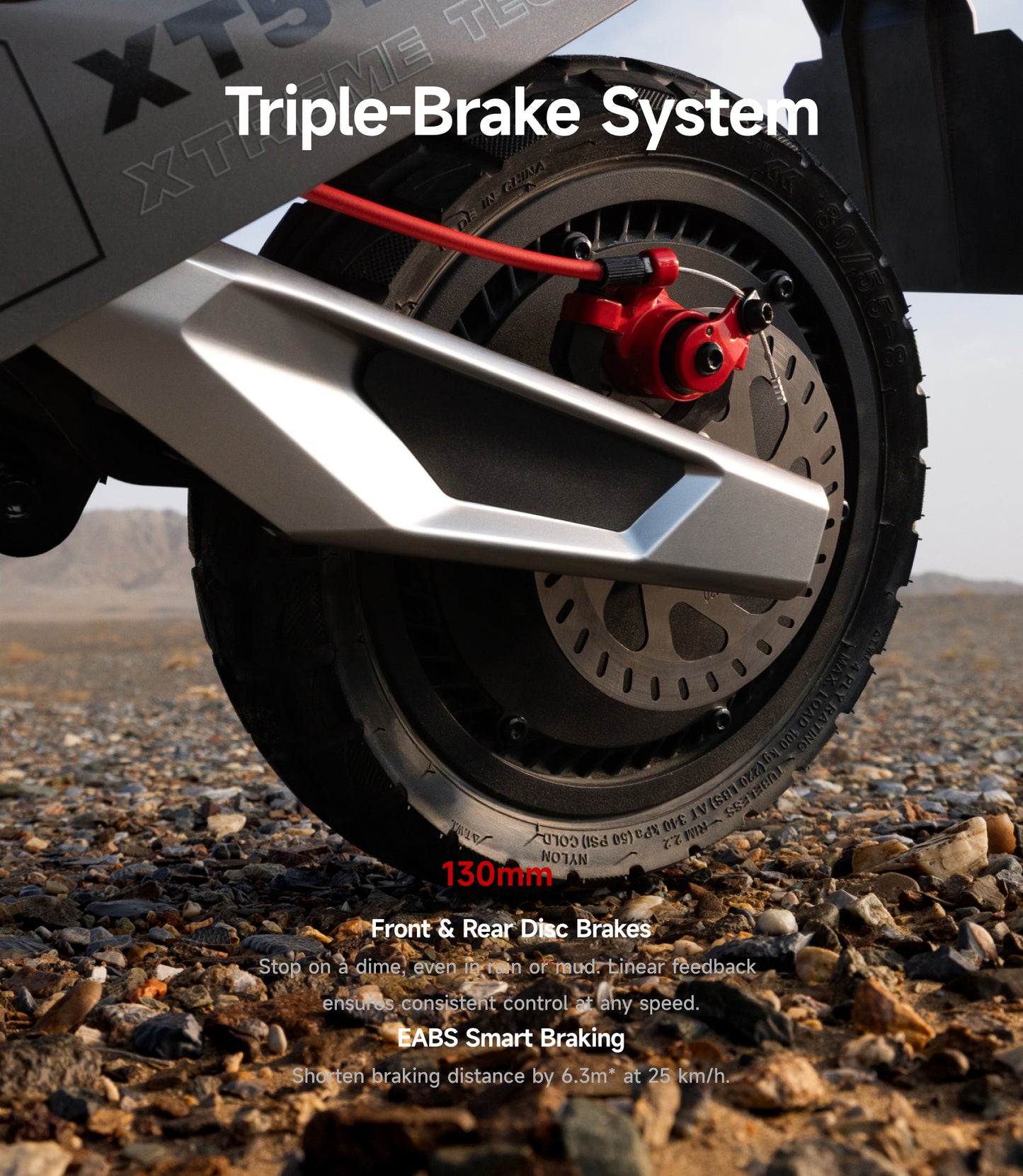NAVEE XT5 Pro Off-Road Foldable Electric Scooter with 46.6-Mile Range, 31 MPH Top Speed, 2200W Peak Motor and Patented Suspension System