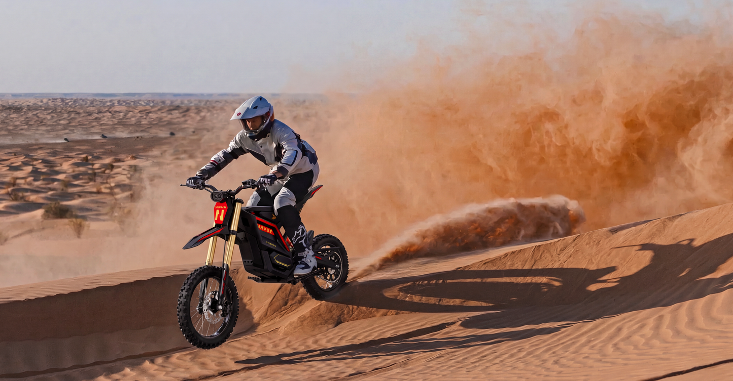NAVEE Storm G High-Performance Electric Bike with 31-Mile Range, 34 MPH Top Speed, 2000W Mid-Drive Motor and Dual Hydraulic Suspension